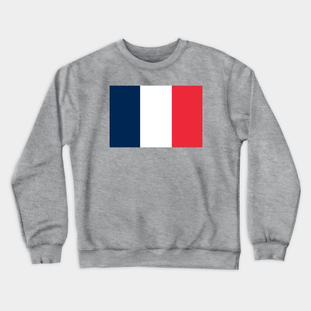 French Flag Crewneck Sweatshirt by Lyvershop